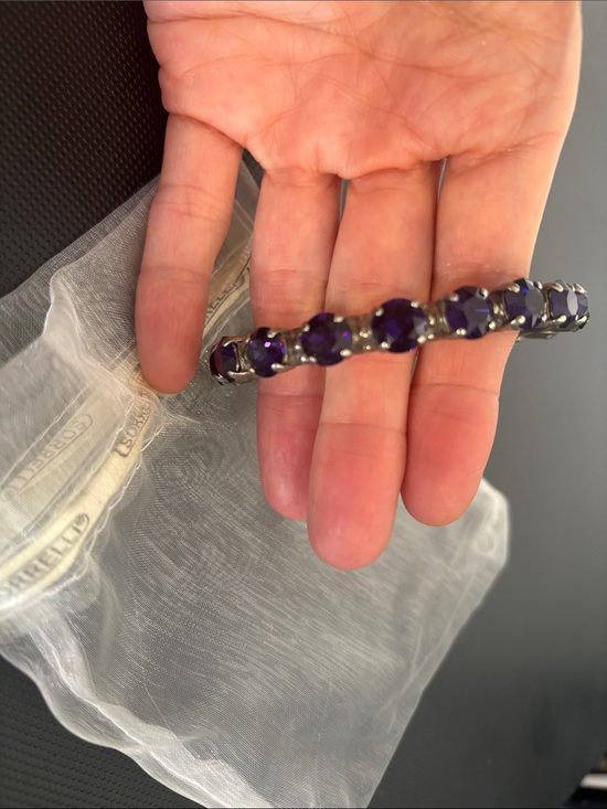 Sorrelli Jewelry - SORRELLI Amethyst Purple Stone Tennis Bracelet - Women Jewelry